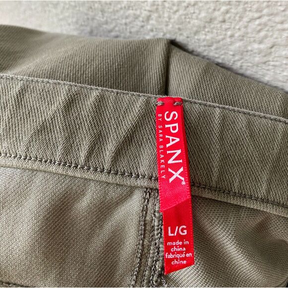 Spanx Jean-ish Ankle Leggings Army Green - Picture 10 of 11